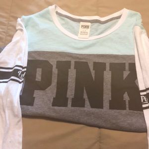 Pink long sleeve top